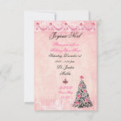 Joyeux Weihnachten Palace de Versailles Marie Anto Einladung (Rückseite)