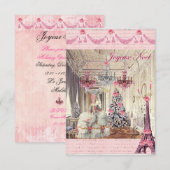 Joyeux Weihnachten Palace de Versailles Marie Anto Einladung (Vorne/Hinten)