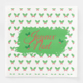 Joyeux-Weihnachten - Papierservietten (Vorderseite)
