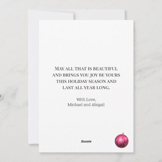 Joyeux Weihnachten Paris Eiffel Tower Weihnachten (Rückseite)