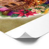 JOYEUX WEIHNACHTEN PARIS XMAS POSTER (Ecke)