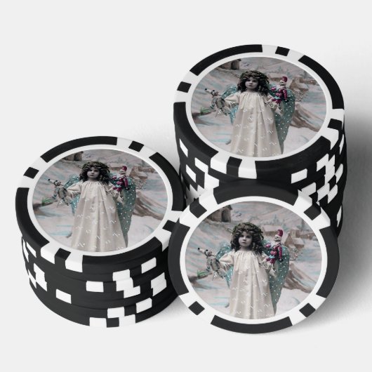 Joyeux Weihnachten Pokerchips (Stapel)