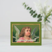 Joyeux Weihnachten Postcard (Stehend Vorderseite)