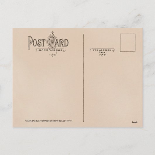 Joyeux Weihnachten Postcard (Rückseite)