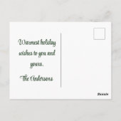 Joyeux-Weihnachten Postkarte (Rückseite)