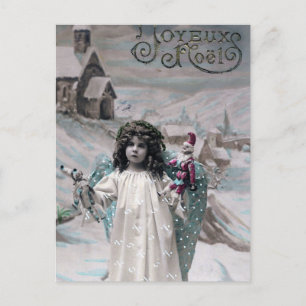 Joyeux Weihnachten Postkarte