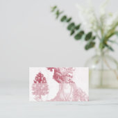 Joyeux Weihnachten (Rouge) Elfenbeinküste Platzkar Platzkarte (Stehend Vorderseite)