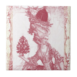 Joyeux-Weihnachten (rouge) Fliese