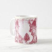 Joyeux-Weihnachten (rouge) Kaffeetasse (Vorderseite Links)