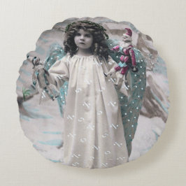 Joyeux Weihnachten Rundes Kissen