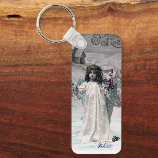 Joyeux Weihnachten Schlüsselanhänger (Vorderseite)