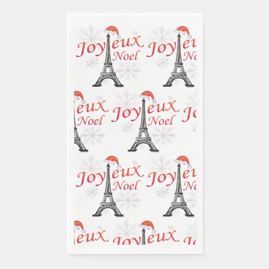 Joyeux Weihnachten Serviette (Vorderseite)