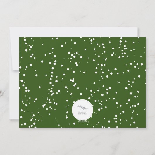 Joyeux Weihnachten Simple White Script Foto (Rückseite)