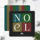 Joyeux Weihnachten Square Weihnachtskarte