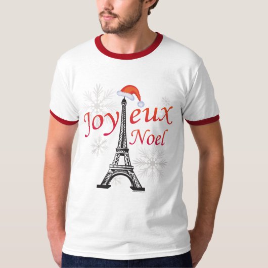 Joyeux Weihnachten T-Shirt (Vorderseite)