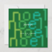 JOYEUX WEIHNACHTEN TECH SCHRIFTART CORPORATE CHRIS (Vorderseite)