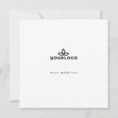 JOYEUX WEIHNACHTEN TECH SCHRIFTART CORPORATE CHRIS (Rückseite)