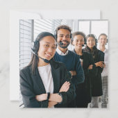 JOYEUX WEIHNACHTEN TECH SCHRIFTART CORPORATE FOTO  (Rückseite)