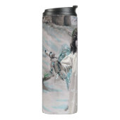 Joyeux Weihnachten Thermosbecher (Nach links gedreht)