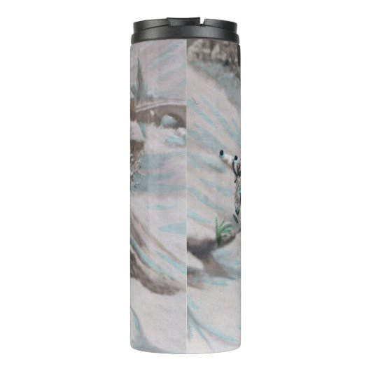 Joyeux Weihnachten Thermosbecher (Rückseite)