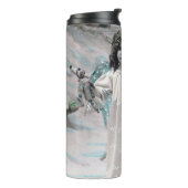 Joyeux Weihnachten Thermosbecher (Nach links gedreht)