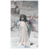 Joyeux Weihnachten Tischdecke (Vorderseite)