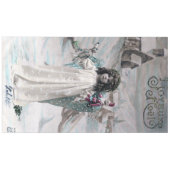 Joyeux Weihnachten Tischdecke (Vorderseite (Horizontal))