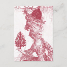 Joyeux Weihnachten uAwg RSVP Karte