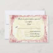 Joyeux Weihnachten uAwg RSVP Karte (Rückseite)