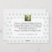 Joyeux Weihnachten Weihnachten, Custom Fotos Hinwe (Rückseite)