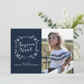 Joyeux Weihnachten Weihnachten Foto Wasserfarben S (Stehend Vorderseite)