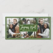 Joyeux Weihnachten Weihnachten Pinselschrift Einfa (Vorderseite)