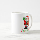 Joyeux Weihnachten Weihnachtsfeier Tasse (VorderseiteRechts)