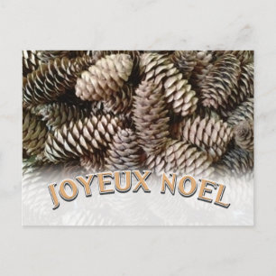 Joyeux Weihnachten Weihnachtsfeiertag Pine Cone