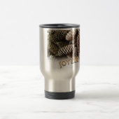 Joyeux Weihnachten Weihnachtsfeiertag Pine Cone Reisebecher (Mittel)