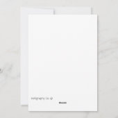 joyeux Weihnachten Weihnachtskarte Flat Holiday Ca (Rückseite)