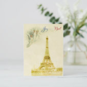 Joyeux Weihnachten-Weihnachtspostkarte Feiertagspostkarte (Stehend Vorderseite)