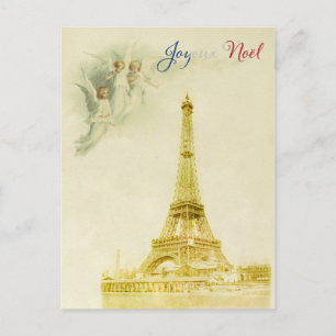Joyeux Weihnachten-Weihnachtspostkarte Feiertagspostkarte