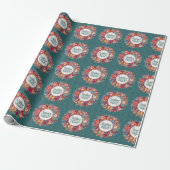 Joyeux Weihnachten Wrapping Paper Geschenkpapier (Ungerollt)