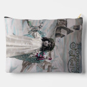 Joyeux Weihnachten Zubehörtasche (Rückseite)