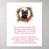 Joyful Affenpinscher: Der perfekte Weihnachtsverba Poster (Vorne)