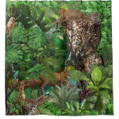Joyful African Jungle Duschvorhang (Vorderseite)