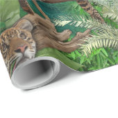 Joyful African Jungle Geschenkpapier (Rolleneckpunkt)