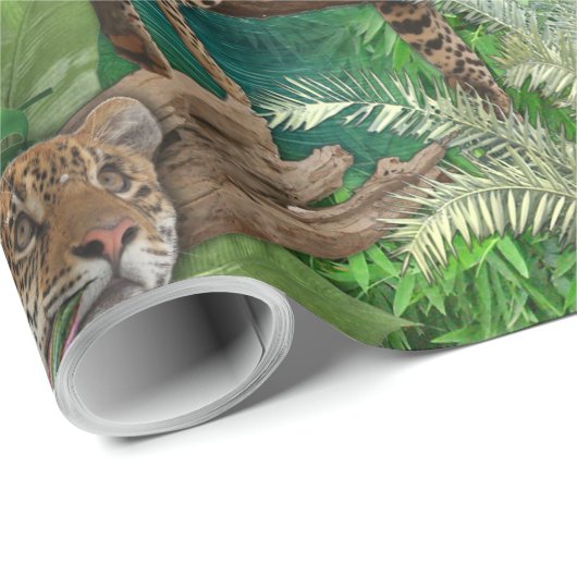 Joyful African Jungle Geschenkpapier (Rolleneckpunkt)