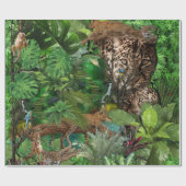 Joyful African Jungle Geschenkpapier (Flach)