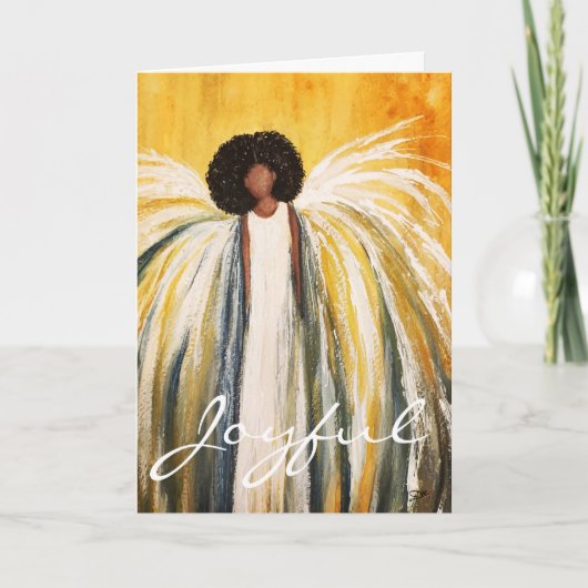 Joyful Angel Holiday Card Karte (Vorderseite)