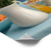 Joyful Baby Dusche mit Mama und Vater Poster (Ecke)