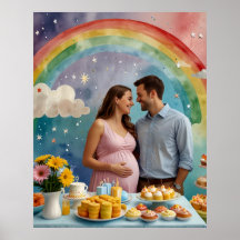 Joyful Baby Dusche mit Mama und Vater