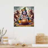 Joyful Bala Krishna Music Play Poster (Küche)