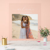 Joyful Beach Romantic Photo Acrylschild (Hochzeit)